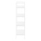 Homeroots 48" White Metal and Wood Four Tier Etagere Bookcase 489799 - alternate 5