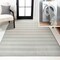 Jonathan Y Fawning Two-Tone Striped Classic Low-Pile Machine-Washable Cream/Light Gray 3 ft. x 5 ft. Area Rug WSH304B-3 - alternate 1