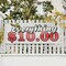 Signmission Everything 10 Dollars, 48 Inch x 120 Inch, Vinyl Banner B-120-30566 - alternate 3