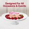 Smarty Had A Party 10.5" White Small Round Plastic Cake Stands (12 Cake Stands), 12PK CS105W-CASE - alternate 7