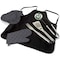 Picnic Time Family Of Brands NCAA Colorado State Rams BBQ Apron Tote Pro Grill Set, Heavy Duty BBQ Apron For Men 635-88-179-134-0 - alternate 1