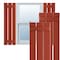 Ekena Millwork True Fit PVC, Three Board Spaced Board-n-Batten Shutters, Colorful Leaves, 17 1/8W x 33H, PR TFP101SBF17X033CL - alternate 1