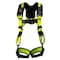 Fall Safe Safety Harness, Aluminum, 2XL, Black/Green FS242ICD-2XL - alternate 1