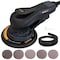 Wrightmaster 3 Amp 10.5 in. Corded Variable Speed Random Orbital Sander with 10 Sanding Paper for Woodworking ZR-R7303-4 - alternate 1