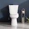 Anzzi Garden 12in 2pc 1.28 GPF Siphon Elongated Ceramic Toilet, White Soft Close Seat, ADA height Included TL-AZ070 - alternate 6