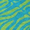 Homeroots 5' X 8' Teal Blue And Green Animal Print Washable Indoor Outdoor Area Rug 600709 - alternate 8