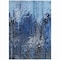 Homeroots 3' X 5' Navy Blue And Denim Blue Abstract Washable Indoor Outdoor Area Rug 577229 - alternate 8