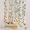 Elegani 66 LED Ivy Leaf Curtain Lights - 3.3ft x 5.2ft, 6 Strands, Warm White, Indoor Hanging Vine Dcor PH-IVY-GRN - alternate 3