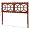 Baxton Studio Nansen Wood Headboard with Scalloped Frame, Queen, Walnut 265-14467-ZORO - alternate 6
