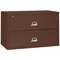 Fireking 2 Drawer, 1 Hr Fire & Impact Rated, 44" Wide Lateral Brown 2-4422-CBR - alternate 1
