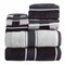 Lavish Home 6PC Bathroom Towels Set 100% Cotton Bathroom Accessories Soft Towel Set for Shower, Gym, Dorm, Spa 67-0023-CH - alternate 1