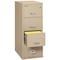 Fireking 15-1/4" W 4 Drawer Fire-Resistant Vertical File Cabinet, Parchment, Legal 4-2131-CPA - alternate 2