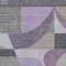 Homeroots 5' X 8' Purple Gray And Beige Geometric Washable Indoor Outdoor Area Rug 616737 - alternate 6