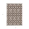 Homeroots 9' X 12' Brown And Beige Geometric Washable Indoor Outdoor Area Rug 599614 - alternate 7