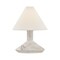 Troy Lighting Passage 1 Light Rechargeable Table Lamp in Patina Brass/Ceramic Riven Chalk Finish RTL4412-PBR/CVC - alternate 1