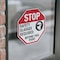 Signmission Stop Safety Glasses Required Beyond, 4 inch X 4 inch, Vinyl Decal, 2PK OC-D-2PACK-4-308 - alternate 4