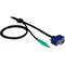 Qvs 10' High Performance Ultrathin Vga/Qxga Hdtv/Hd15 Cable With Audio CC388MA-10 - alternate 3