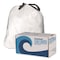 Boardwalk 13 gal Trash Bags, 24.5 in x 27.4 in, Regular-Duty, .8 M, White BWK1DK100 - alternate 11