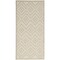 Homeroots 2' X 4' Cream And Beige Geometric Indoor Outdoor Area Rug 573848 - alternate 1