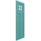 Ekena Millwork True Fit PVC San Antonio Mission Style Fixed Mount Shutters, Pure Turquoise, 12W x 62H, PR TFP001ST12X062PT - alternate 10