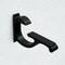 Fab Glass And Mirror Acrylic Shelf 6 x 16.5inces Black Bracket 3/4in Thickness Acrylic Pack of 2 AS19CC-6x16BL2P - alternate 3