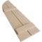 Ekena Millwork Rough Cedar 2 Board Joined Board-n-Batten w/Quarter Round Arch Top Faux Wood Shutters, 11W x 76H, PR SHUBJQ11X76RCPR - alternate 9