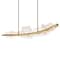 Cwi Lighting Arcus Integrated LED 50in Brass Chandelier with Handcrafted Glass 1711P50-5-624 - alternate 6
