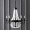 Jonathan Y Nova 5-Light 21.5 in. Acrylic Beaded LED Chandelier, Bronze/Clear JYL9003A - alternate 7