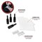 Performance Tool Windshield Repair Kit, Refill Resin, Curing Strips, Razor Blades W3072 - alternate 5