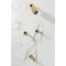 Kingston Brass Double-Handle Tub and Shower Faucet, Polished Brass KBX8142KPS - alternate 5