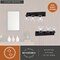 Vaxcel Lowell 3-Light Vanity Light, Matte Black, Clear Glass, 24-In. Wide W0589 - alternate 8