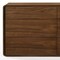 Homeroots 59" Walnut Solid Wood Six Drawer Double Dresser 473103 - alternate 3
