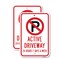 Signmission Active Driveway 24 Hours 7 Days A Week With No Par Aluminum, 18" x 24", A-1824-25314 A-1824-25314 - alternate 1