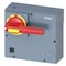 Siemens front mounted rotary operator EMERGENCY OFF with door interlock IEC IP30/40 3VA9877-0EK15 - alternate 1