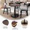 Flash Furniture Acadia 36 in Round Tabletop with TopGuard HPL Technology in Dark Brown with 24 in ST-RD36-WBR-TR24-GG - alternate 7