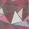 Homeroots 5' X 8' Burgundy Pink And Charcoal Geometric Washable Indoor Outdoor Area Rug 600355 - alternate 3