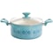 Spice By Tia Mowry Savory Saffron 7 Piece Nonstick Aluminum Cookware Set with Utensils in Light Blue 96286.07RR - alternate 5