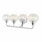 Jonathan Y Sandrine 36" 4-Light Iron/Seeded Glass Cottage Rustic LED Vanity Light, Chrome JYL7529B - alternate 11