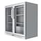 Koolmore 2 Door Stainless Steel Back Bar Cooler Counter Height Glass Door Refrigerator with LED Lighting BC-2DSW-SS - alternate 7