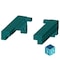 Siemens ALPHA 630 Universal 1 set of replacement corner pieces for flat pack 8GK9920-0KK26 - alternate 2