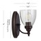 Jonathan Y Marais 5.5" Metal/Glass LED Vanity, Oil Rubbed Bronze JYL7469A - alternate 10