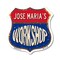 Signmission Jose Maria's Workshop, 12 Inch X 12 Inch, Plastic Sign SHI-P-12-489-JOSE MARIA - alternate 1