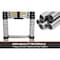 Wrightmaster 11.5 ft. Aluminum Extension Ladder with Metal Tool Suction Magnetic Strip, 330 lbs. Load Capacity ZR-257438 - alternate 7