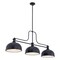 Z-Lite Melange Matte Black 3 Light Billiard 725-3MB-D12MB - alternate 4
