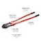 Performance Tool 36 in. Bolt Cutter, Drop Forged Steel Jaws, Comfort Grips BC-36 - alternate 5