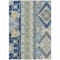 Homeroots 3' X 5' Navy Blue Green And Gray Aztec Washable Indoor Outdoor Area Rug 598484 - alternate 8