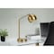 Monarch Specialties Lighting, 19 in.H, Table Lamp, Gold Metal, Gold Shade, Contemporary I 9644 - alternate 1