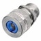Hubbell Wiring Device-Kellems Liquid Tight Cord Connector, Straight, Aluminum, 1-5/8 in L, 1/2 in MNPT, Silver SHC1023 - alternate 2