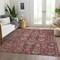 Homeroots 10' X 14' Red Beige And Charcoal Oriental Washable Indoor Outdoor Area Rug 582133 - alternate 5