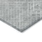 Homeroots 3' X 5' Gray And Silver Geometric Washable Indoor Outdoor Area Rug 588310 - alternate 6
